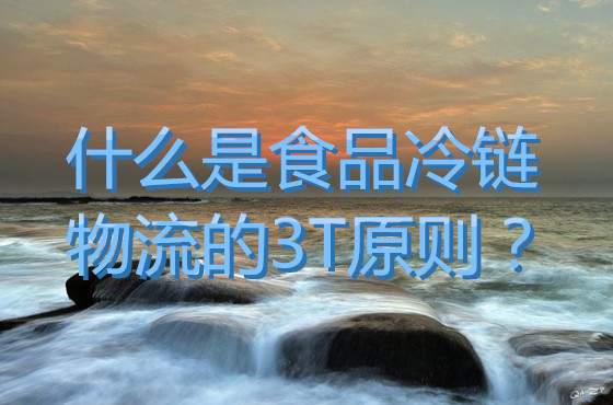 食品冷链物流遵循的3T原则
