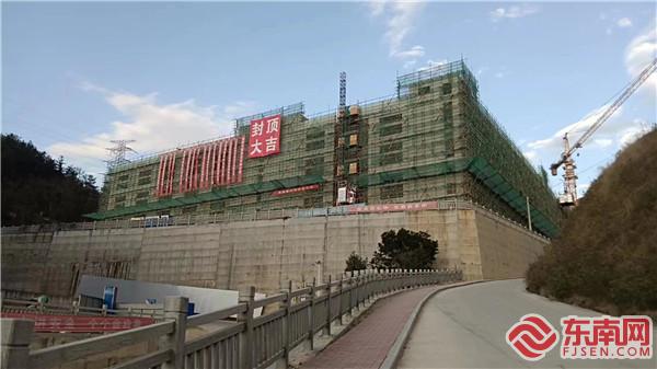 三明名佑食品智慧冷链物流项目大楼主体完工