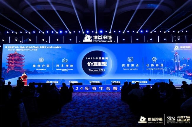 增益冷链2024新春年会暨15周年庆典在汉盛大召开