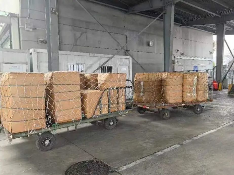 南航物流服务保障近80吨鲜花抵沪