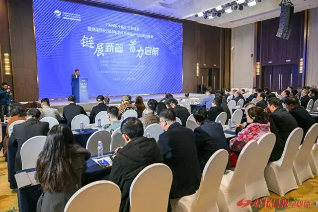 2024年冷链企业家峰会暨湖南怀化国际陆港绿色食品产业招商对接会在怀化举行