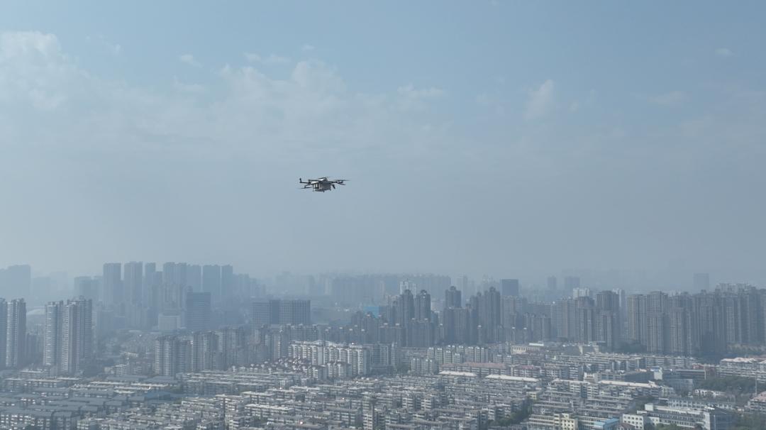 无锡市滨湖首条低空物流航线亮相
