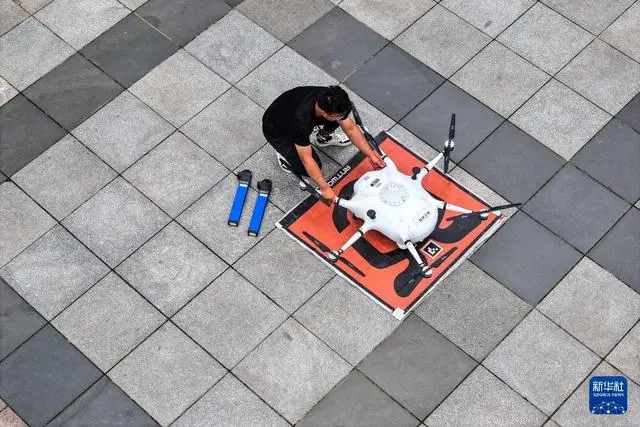 湖南首条常态化低空物流应用航线