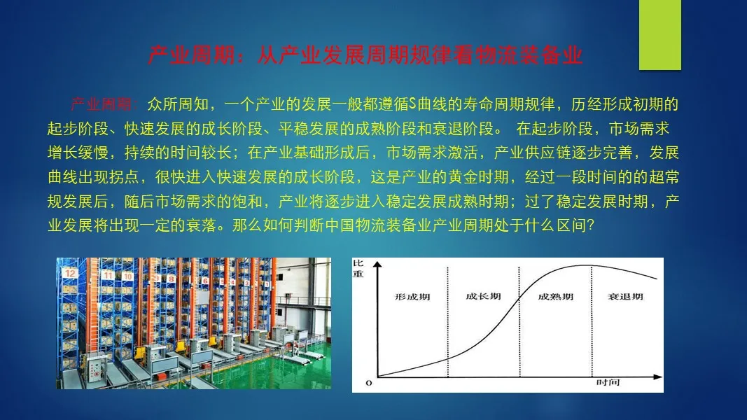 中国物流装备业发展周期拐点与未来发展趋势
