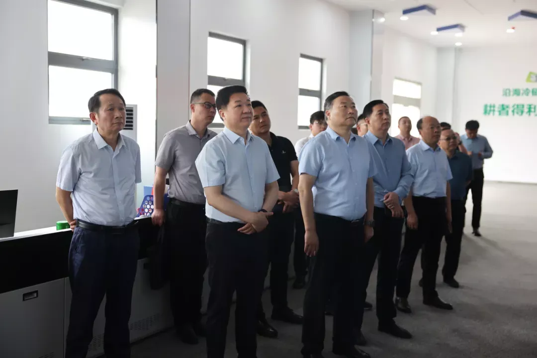 盐城市海兴集团董事长董毅率队调研冷链项目