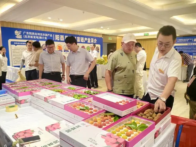 阳西名特优农产品亮相新发地批发市场