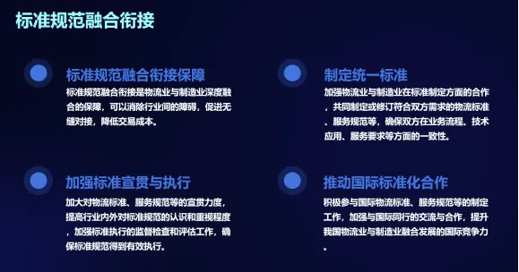 物流业与制造业融合发展降低物流成本的四大举措
